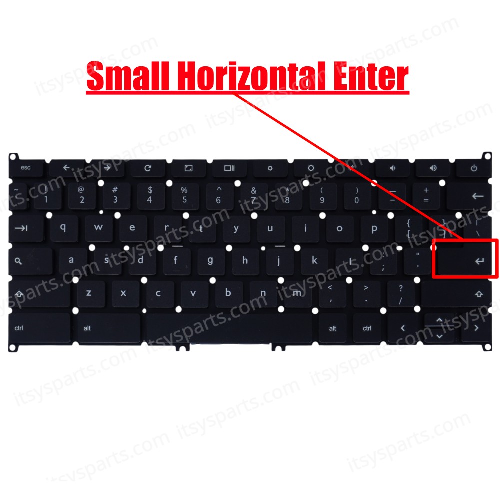 Laptop Keyboard - Keyboard for Acer Chromebook C720P-2666 C720P-2625 C720-2800 C720-3871 9Z.NB0SQ.001 NSK-RA0SQ 01 AEZHNU00010 ZHN NK.I1117.026 (Ref.40468USNOFRAME)