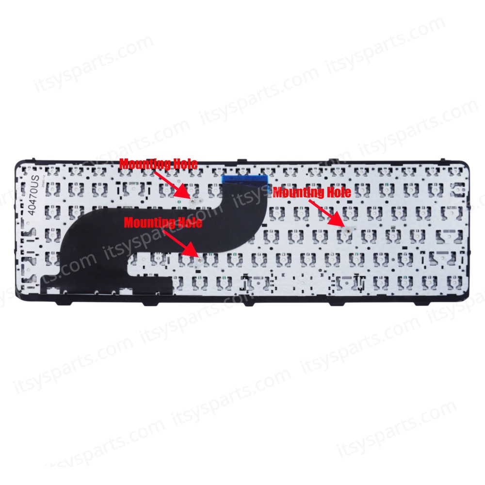 Keyboard Laptop HP ProBook 650 G1 655 G1 Keyboard With Frame No Pointer US 736649-001 738697-001 6037B0087901 (Ref.40470US)