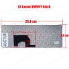 Keyboard Laptop HP Mini 2102 Mini 210-1000 590527-001 AENM6U00210 (Ref.40471US)