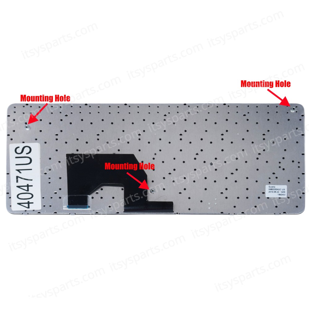 Keyboard Laptop HP Mini 2102 Mini 210-1000 590527-001 AENM6U00210 (Ref.40471US)