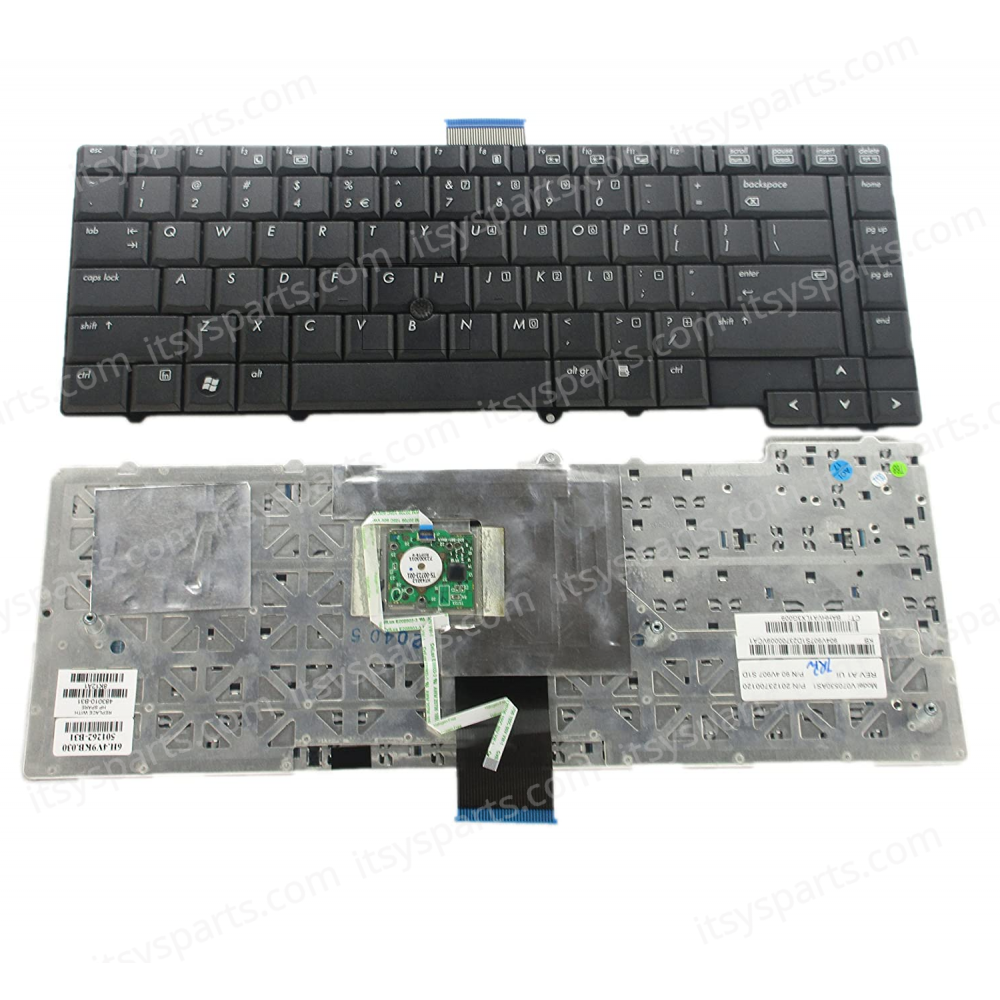 Keyboard Laptop HP EliteBook 6930 6930P 483010-001 468778-001 V070530AS1 NSK-H4K01 MP-06803US6442 (Ref.40473US)