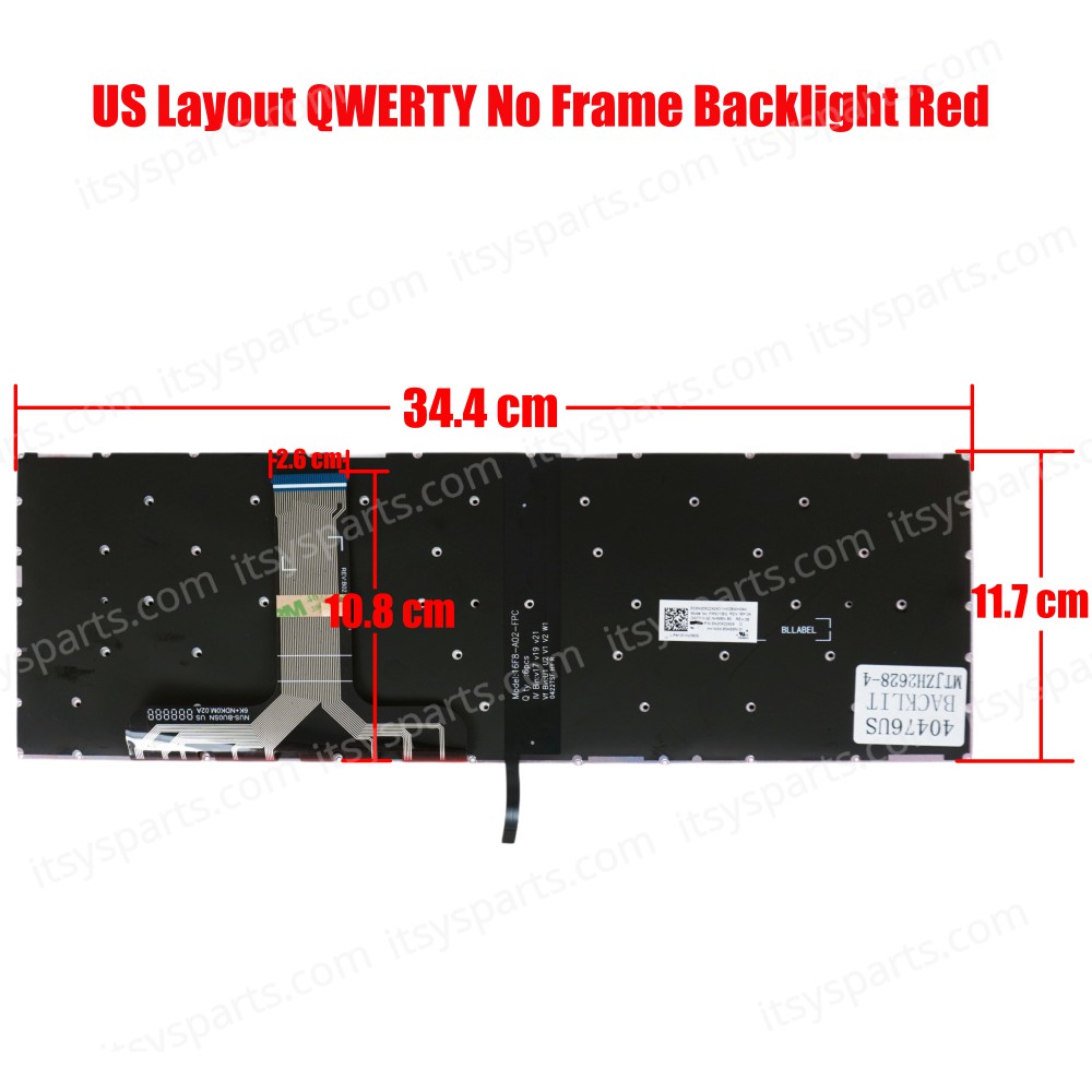 Lenovo Yoga Y520 Y520-15IKB R720 Y720 Y720 Y720-15IKB 80WK00NLGM (Ref.40476USBACKLIT)