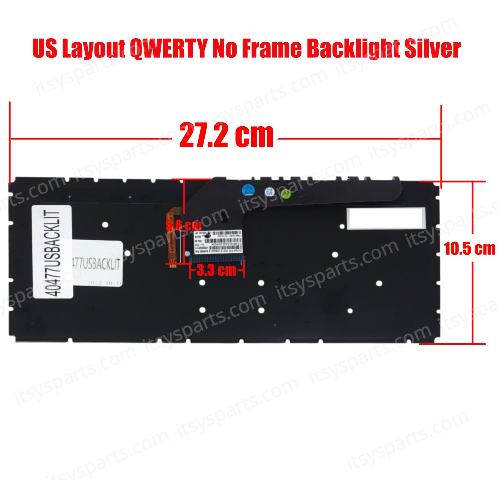 Laptop Keyboard HP ENVY LAPTOP 13-D010NR 1KT02UA 1KT02UAR HP ENVY LAPTOP 13-D024CL 1KT14UA 1KT14UAR HP ENVY LAPTOP 13-D055NR DaaS 1KT09UA 1KT09UAR HP ENVY 13-D056NR 1KT10UA 1KT10UAR (Code 40477USBACKLIT)
