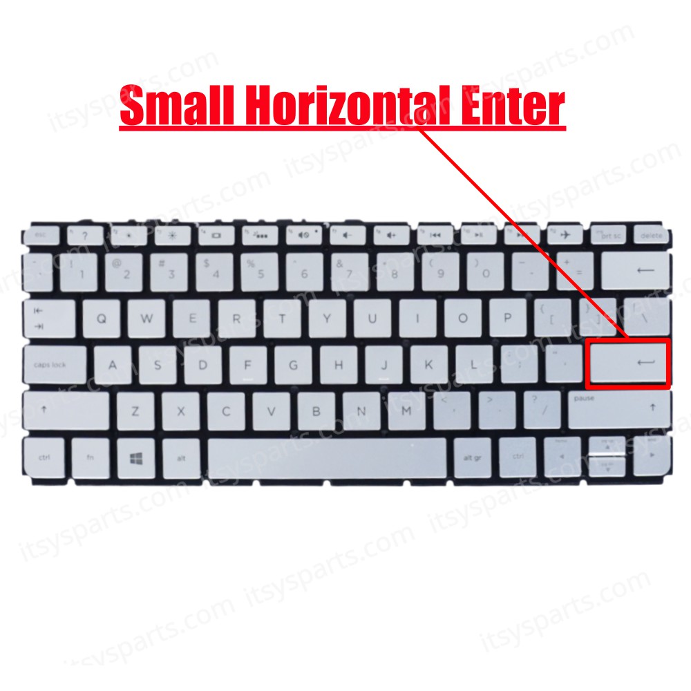 Laptop Keyboard HP ENVY LAPTOP 13-D010NR 1KT02UA 1KT02UAR HP ENVY LAPTOP 13-D024CL 1KT14UA 1KT14UAR HP ENVY LAPTOP 13-D055NR DaaS 1KT09UA 1KT09UAR HP ENVY 13-D056NR 1KT10UA 1KT10UAR (Code 40477USBACKLIT)