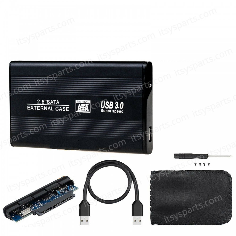 External HD enclosure Serial ATA 2.5'' USB 3.0 Black HD enclosure with case (Ref. 1-PER0001)