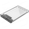 External Case Transparent HD enclosure Serial ATA 2.5''' USB 3.0 Black ORICO 2139U3-CR Transparent (Code 1-PER0003)