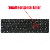 Laptop Keyboard HP 15-bs 925008-001 HP 15-bsO22nv HP 15-bsO22nv HP 250 G6 255 G6 TPN-C129 TPN-C130 15-bs001nv PK132042E02 SN7161 SG-87500-X2A 7J1760 (Ref.40478USNOFRAME)