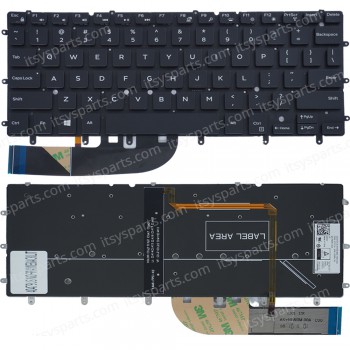 Keyboard - Keyboard Laptop DELL Inspiron 13 7386-2722 (Ref.40479USNOFRAMEBACKLIT)