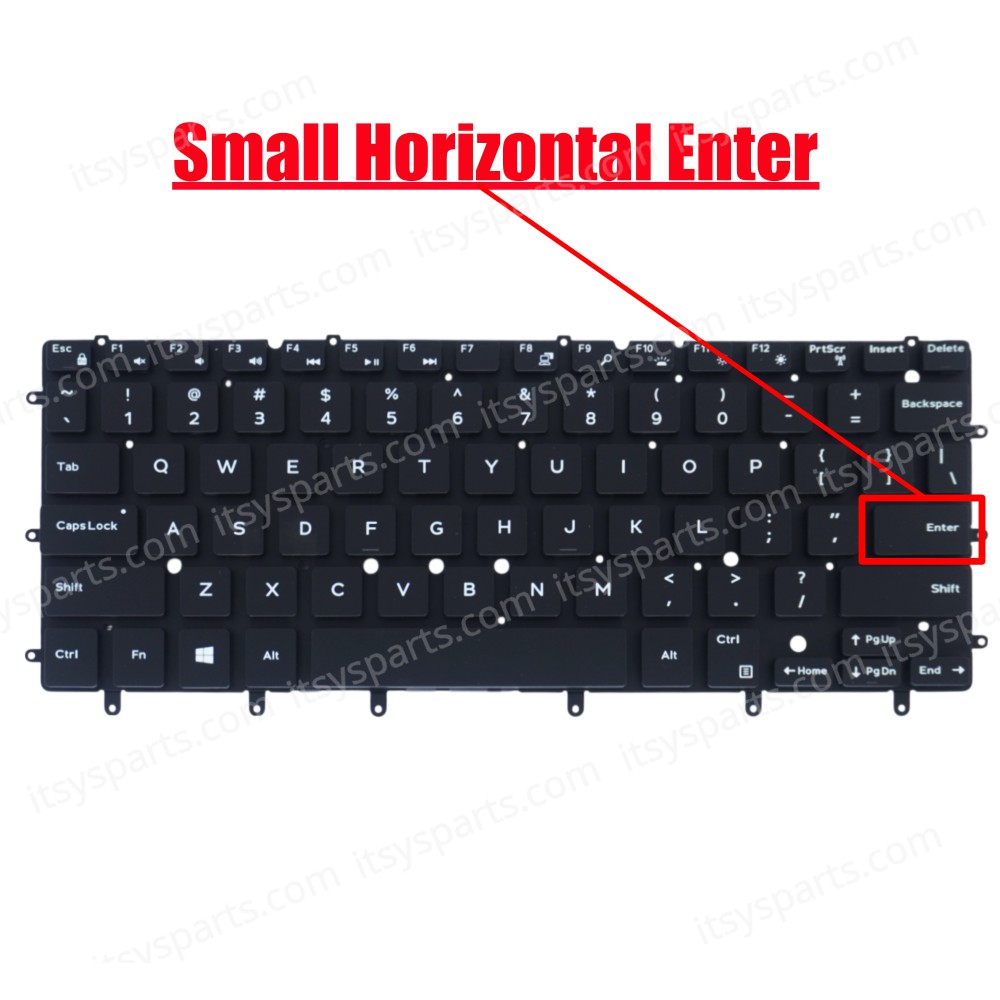 Keyboard - Keyboard Laptop DELL Inspiron 13 7386-2722 (Ref.40479USNOFRAMEBACKLIT)