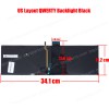 Keyboard for Laptop Toshiba Tecra A50-C Z50-C Series Z50-C-10M Z50-C-12F (Ref.40480USBACKLIT)