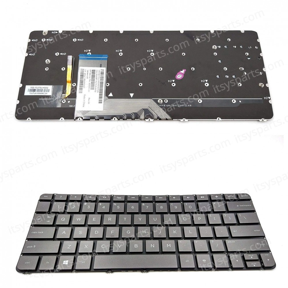 Keyboard Laptop Hp Spectre Pro x360 G1 Hp Spectre x360 13-4021CA Spectre x360 13-4105na Spectre x360 13-4107la 834589-001 Spectre x360 13-4013nb Spectre x360 13-4101nl (Ref.40481USGREYBACKLIT) Keyboard Laptop Hp Spectre Pro x360 G1 Hp Spectre x360 13-4021CA Spectre x360 13-4105na Spectre x360 13-4107la 834589-001 Spectre x360 13-4013nb Spectre x360 13-4101nl (Ref.40481USGREYBACKLIT)
