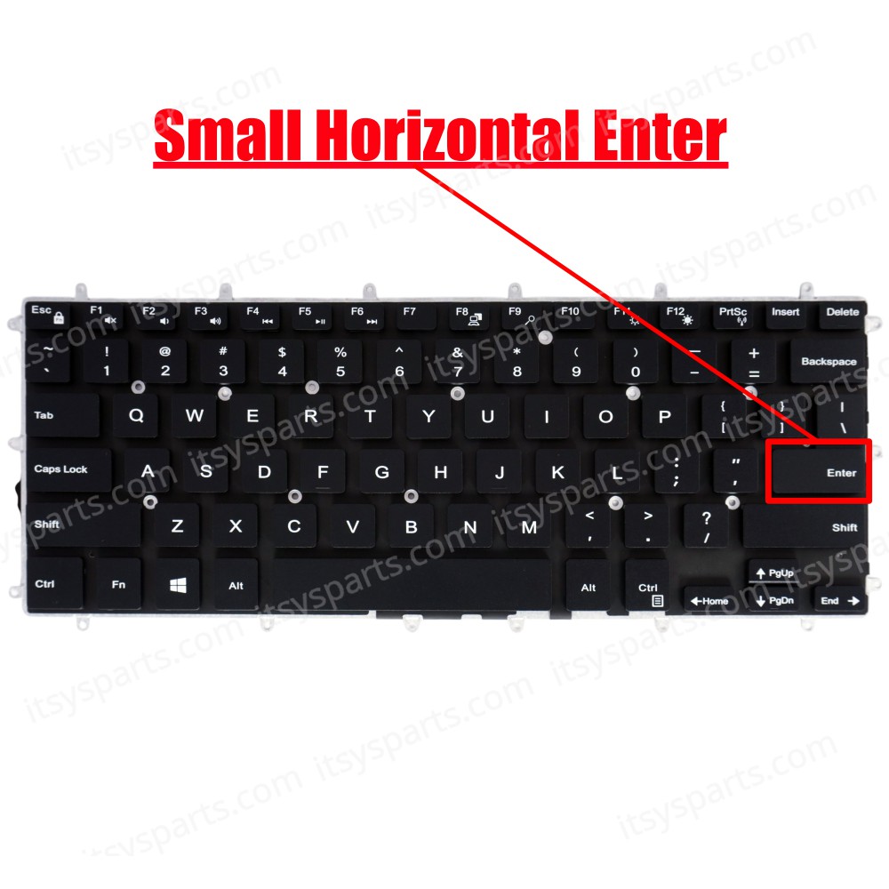 Keyboard - Keyboard Laptop DELL Inspiron 15 5568 5578 5579 7560 7569 7572 7579 7566 7567 0M9DMK PK131Q12B01 NSK-EB0BC 01 US (Ref.40482USNOFRAME)