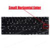 Keyboard - Keyboard Laptop DELL Inspiron 15 5568 5578 5579 7560 7569 7572 7579 7566 7567 0M9DMK PK131Q12B01 NSK-EB0BC 01 US (Ref.40482USNOFRAME)