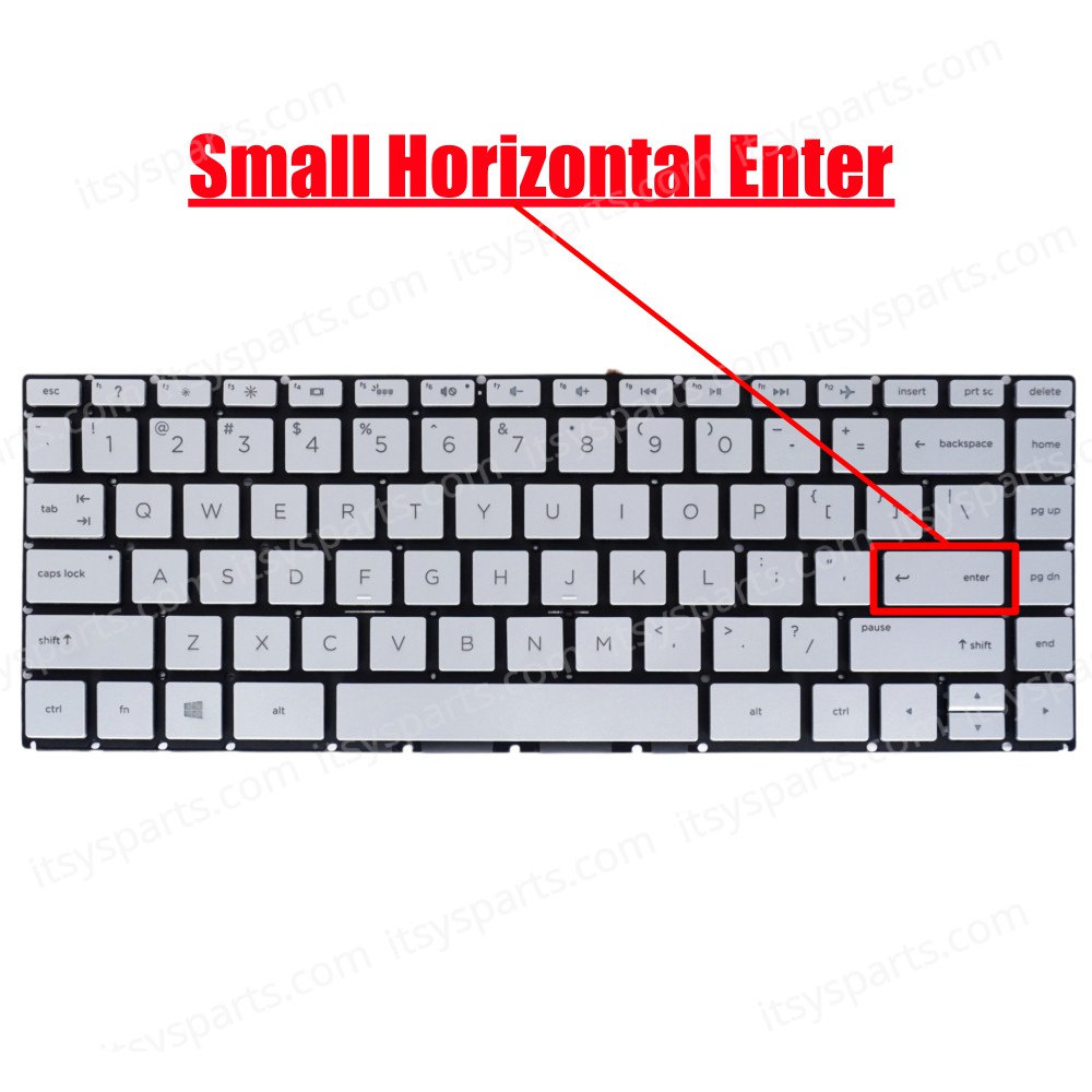 Laptop Keyboard Hp Pavilion 14-BA Series Pavilion 14T-BA Series Pavilion 14-BS Series Pavilion 14M-BA Series HPM16L83USJ920 (Ref.40483USSILVERBACKLIT)