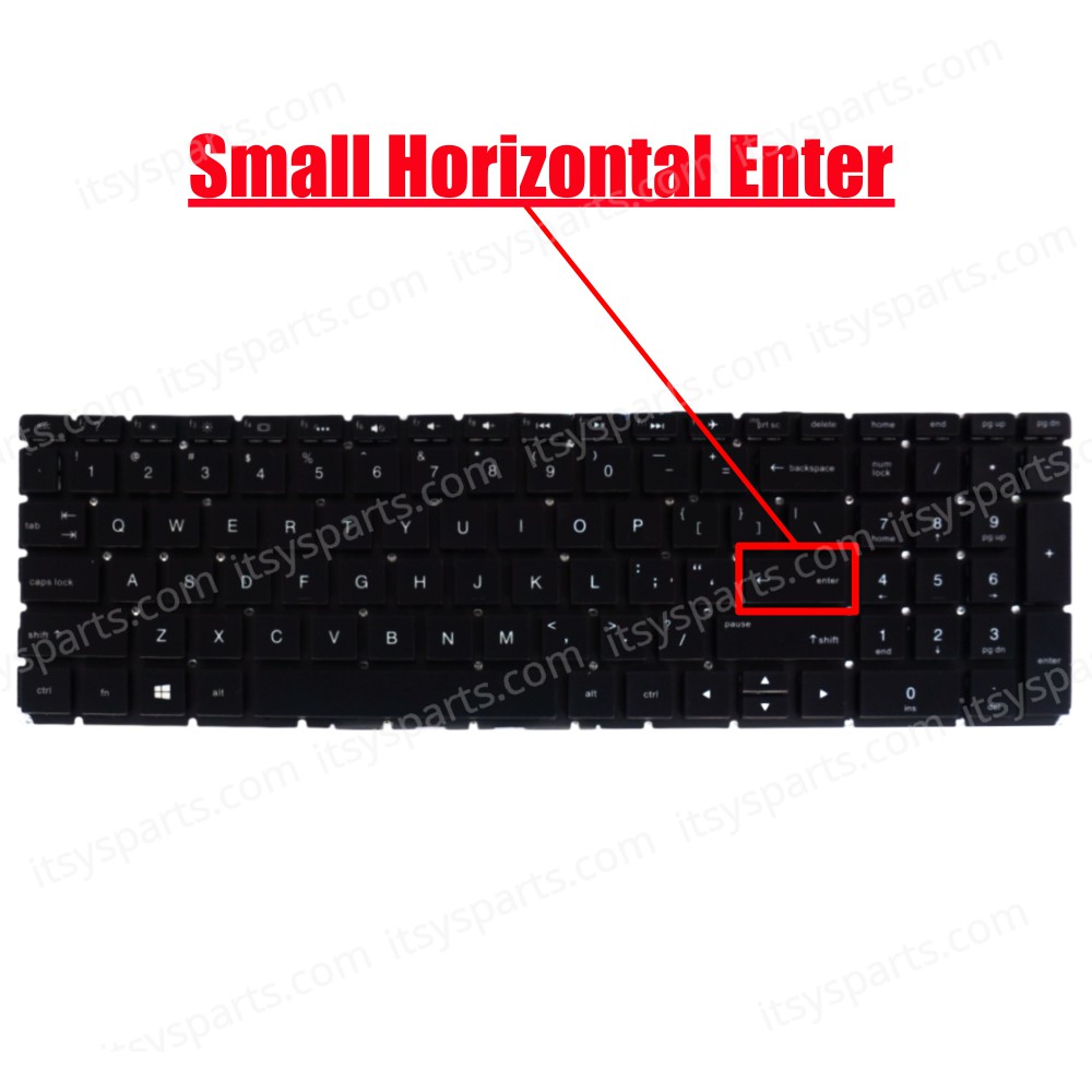 Laptop Keyboard HP 250 G6 Series 255 G6 Series 256 G6 Series 258 G6 Series PK132043G00 PK132042G00 HPM16M73USJ698 SN7161BL (Ref.40478USNOFRAMEBACKLIT)
