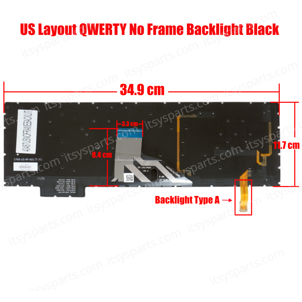Laptop Keyboard HP Omen 15-CE series 15-CE000 Series 15-CE010CA 15-CE051NR 15-CE020CA 15-CE025TX 15-CE026TX 15-CE001TX 15-CE002TX 15-CE011DX 15-CE015DX 15-CE018DX 15-CE019DX 15-CE019DX (Ref.40487USNOFRAMEBACKLIT)