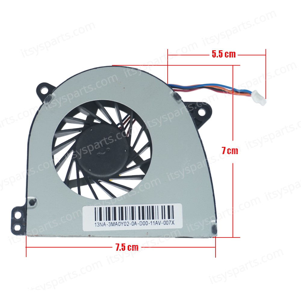 Laptop Fan - CPU Cooling Fan Toshiba Tecra A50-a Tecra A50-a-10h Tecra A50-a-10j Tecra A50-a-10x Tecra A50-a-12m (Ref. 80500) Laptop Fan - CPU Cooling Fan Toshiba Tecra A50-a Tecra A50-a-10h Tecra A50-a-10j Tecra A50-a-10x Tecra A50-a-12m (Ref. 80500)
