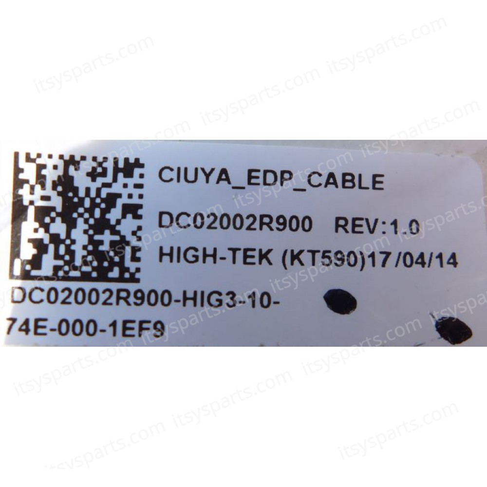 Screen Cable-Flex Screen cable LENOVO FLEX 5-1470 YOGA 520-14ISK 520-14IKB DC02002R900 LENOVO FLEX 5 1470 T18 DC02002R900-HIG-10-81F-000-0816 KT590 5C10N67449 EDP Cable C 80X8 Video Screen Cable (Code 1-FLEX0606)