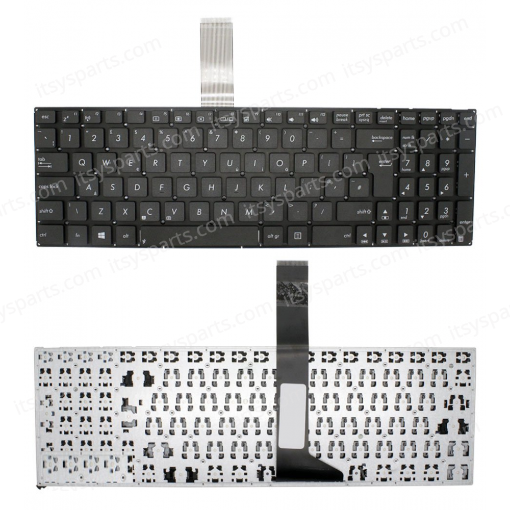 Laptop Keyboard ASUS X550C ASUS X550CA ASUS X550CC ASUS X550CL ASUS X550DP ASUS X550VC 0KN0-PE1IT13 0KNB0-6122IT00 0KNB0-612BIT00 9Z.N8SSQ.10E 9Z.N8SSU.40E AEXJ5I00110 XJ5 (Ref.40359UKNOFRAME)