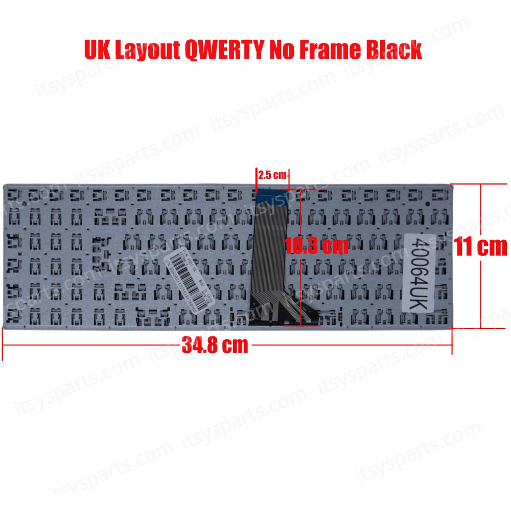 Laptop Keyboard Asus X552 X551 X552E X551MA X551MAV X551 F550 F550V X552E X551C X551CA X554 X503M X554L Y583L F555 W519L A555 K555l (Ref.40064UK)