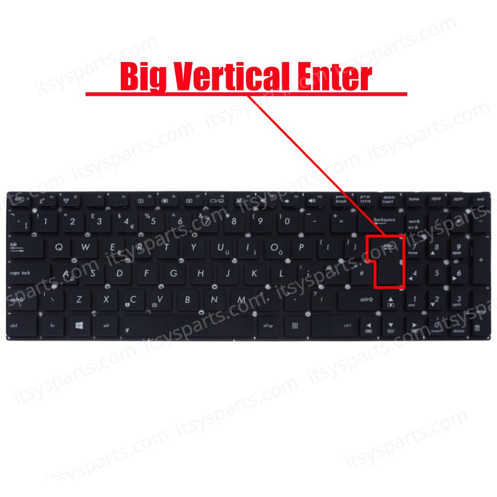 Laptop Keyboard Asus X552 X551 X552E X551MA X551MAV X551 F550 F550V X552E X551C X551CA X554 X503M X554L Y583L F555 W519L A555 K555l (Ref.40064UK)