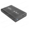 External HD enclosure Serial ATA 3.5'' USB 3.0 Black HD enclosure with external power supply (Code 1-PER0002)
