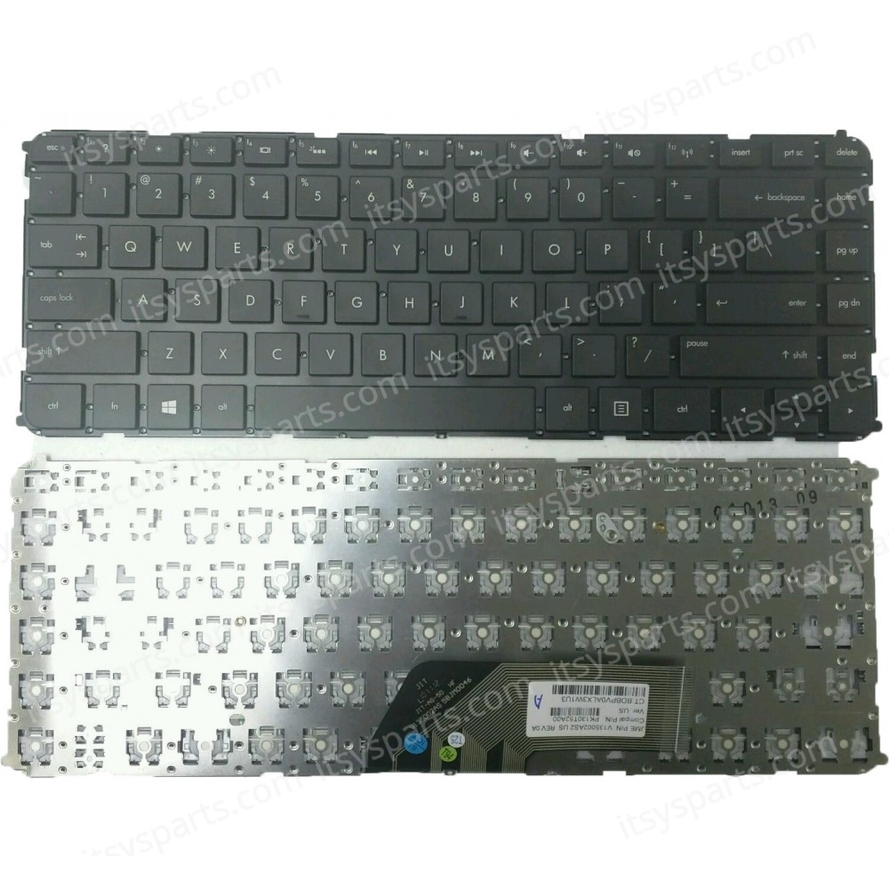 Laptop Keyboard HP Envy 4, 4-1000, 6 envy 6-1000 Envy 6-1000 Envy 6-1100 envy 6-1200 Series V135002AS2 PK130T52A00 698679-001 686836-001 (Ref.40206USNOFRAME)
