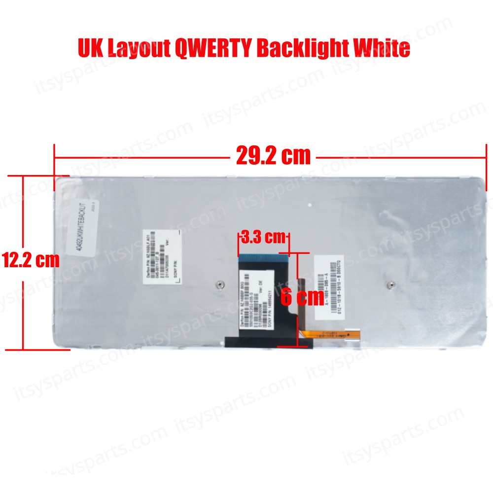 Laptop Keyboard SONY VAIO VPC-CA Series 148954241 9Z.N6BBF.B0U pcg-61713m 148954251 VPC-CA1S1E/G UK Layout Keyboard (Ref.40492UKWHITEBACKLIT)