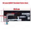 Keyboard Laptop - Keyboard for Lenovo Thinkpad Yoga P40 YOGA14 UK Layout Keyboard 00UR266 NSK-Z62BW 9Z.NBSBW.00U NSK-Z60BW 00HW792 SN20F98443 00UR229 00HW792 SN20J35690 CB-85GB SN20F98480 (Ref. 40425UK)