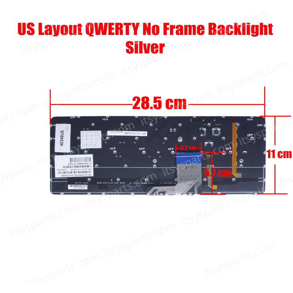 Keyboard Keyboard HP Spectre 13T 13.3