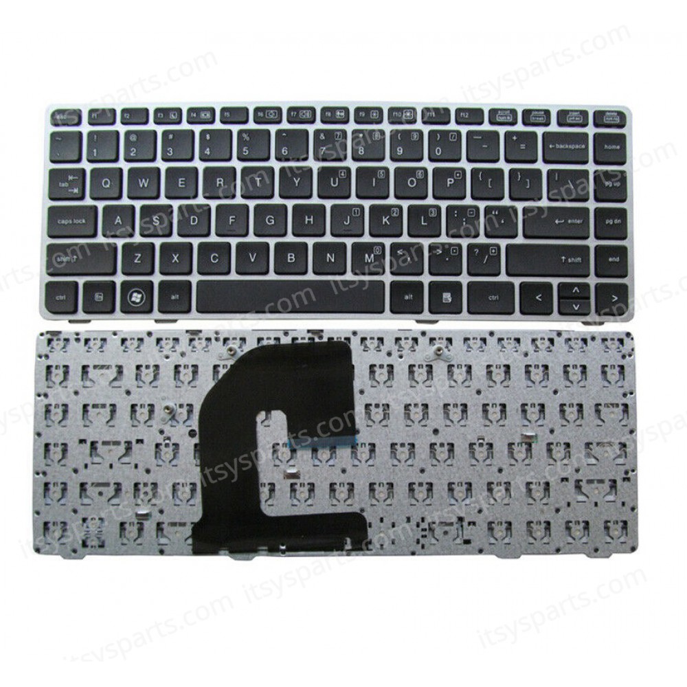 Keyboard - Keyboard Laptop HP Elitebook 8460P 8460W 6460B 6465B 635768-031 642760-031 6037B0053801 6037B0053822 6037B0054418 6037B0058701 6037B0058709 700945-151 6037B0073228 702651-151 700945-151 (Ref.40279USSILVER)