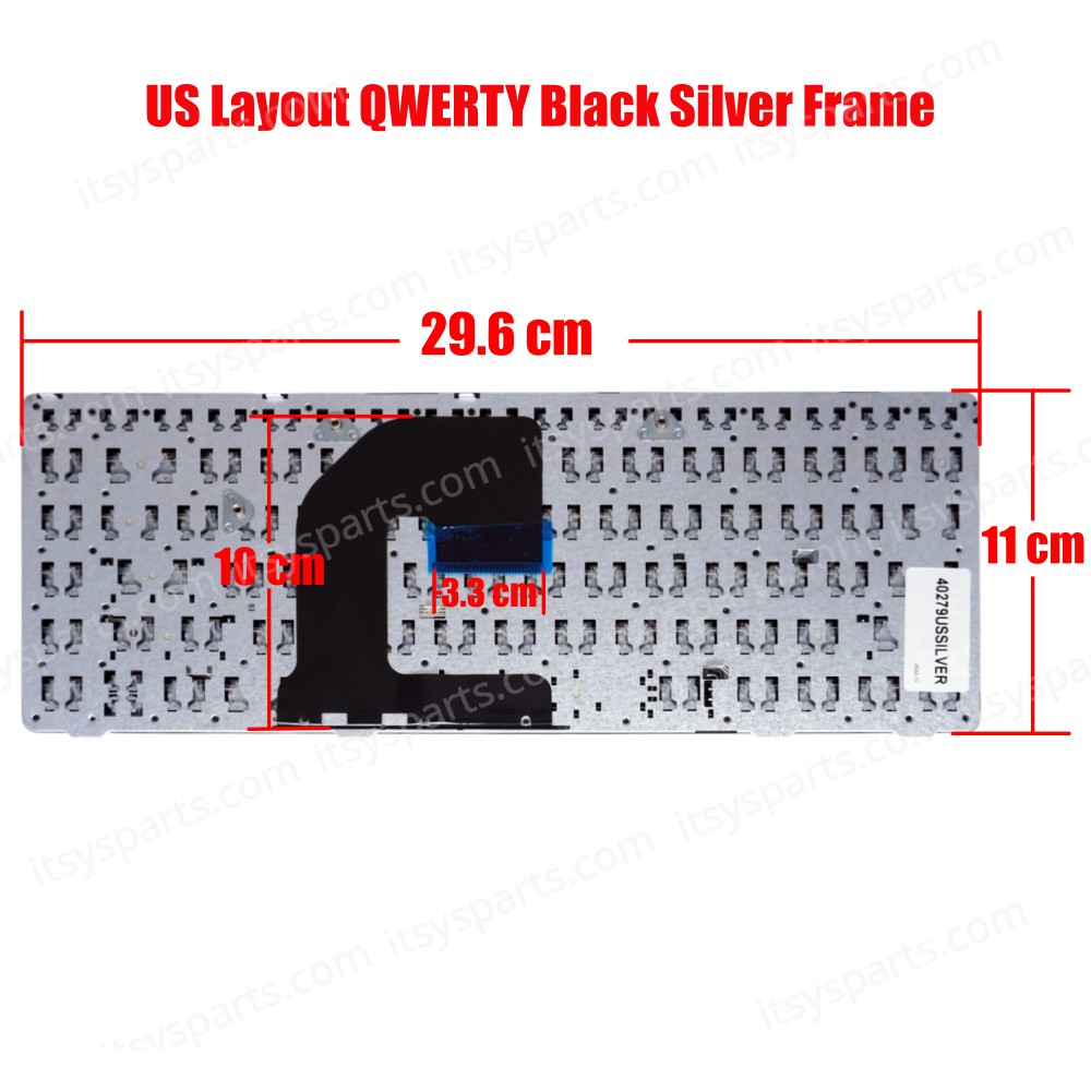 Keyboard - Keyboard Laptop HP Elitebook 8460P 8460W 6460B 6465B 635768-031 642760-031 6037B0053801 6037B0053822 6037B0054418 6037B0058701 6037B0058709 700945-151 6037B0073228 702651-151 700945-151 (Ref.40279USSILVER)