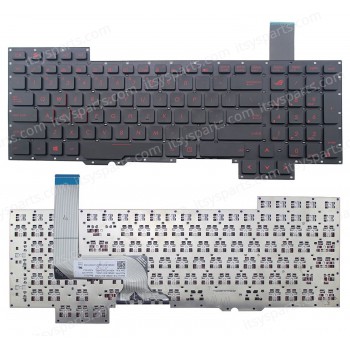 Laptop Keyboard ASUS Rog G751 G751J G751JT G751JL G751JY G751JM G751JL-WH71(WX) G751JT-DH72 G751JT-CH71 G751JT-DB73 (Ref. 40391USNOFRAME)