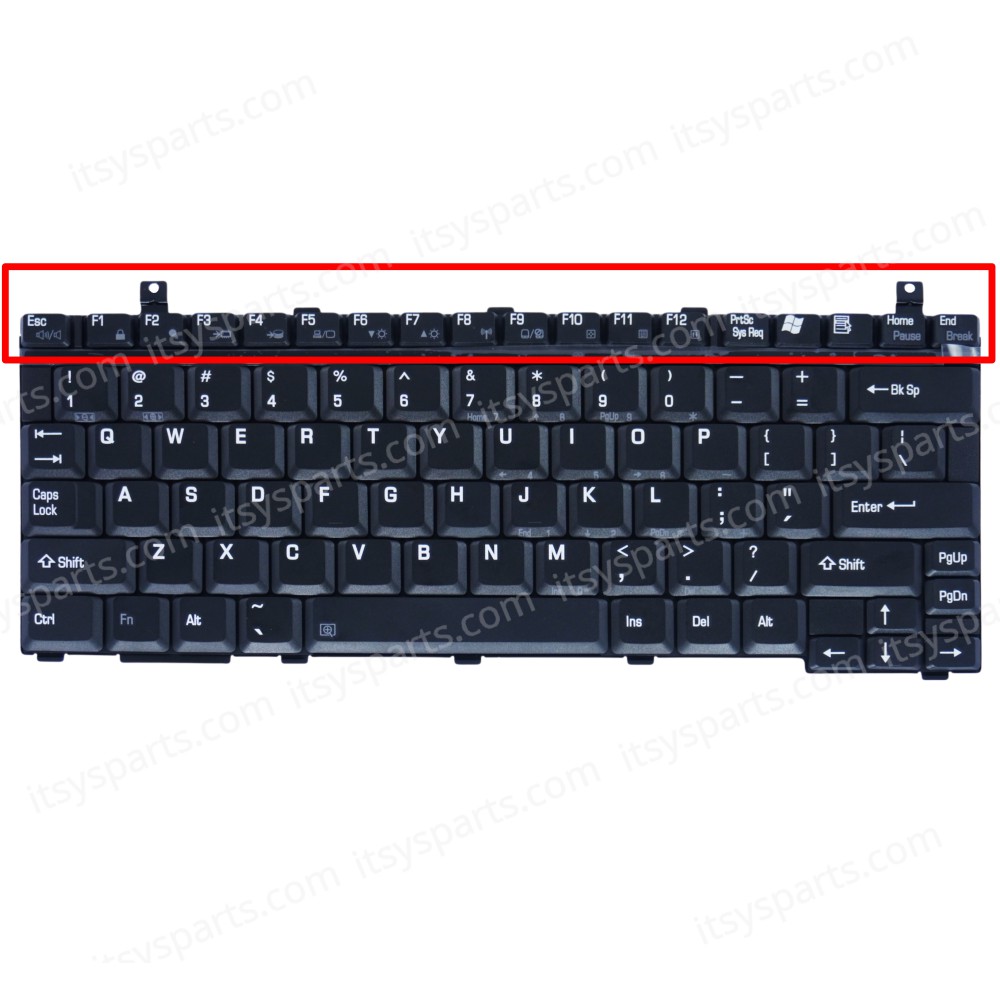 Keyboards-Laptop Toshiba Satellite U200 U205 Portege 2xxx: 2000 Portege 3xxx: 3500, 3505 Portege M200, M205, M400, M405, M500 Portege P100 Portege R100 Portege S100 (Ref. 40497US)