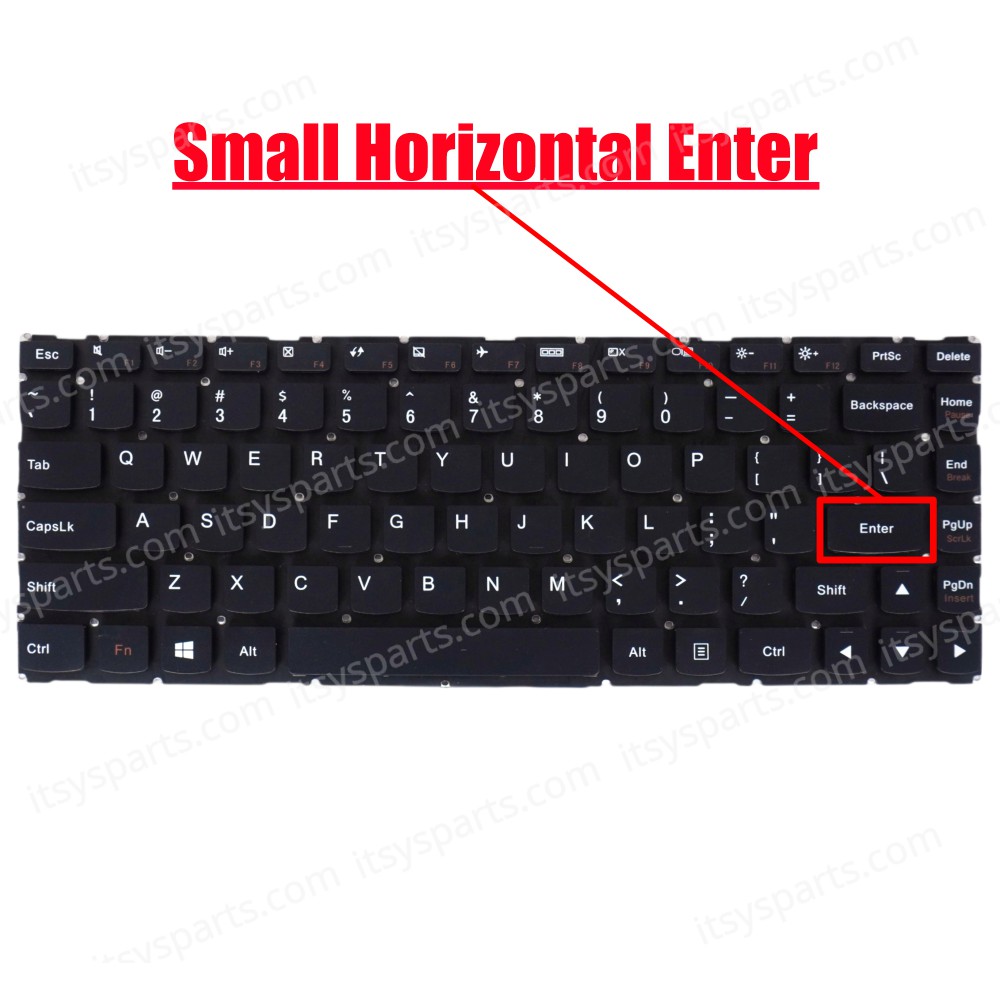Laptop Keyboard for Lenovo IdeaPad Yoga 500-14IBD 500-14IHW 500-14ACL 500-14ACZ 5CB0H91250 (Ref. 40498USNOFRAME)
