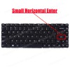 Laptop Keyboard for Lenovo IdeaPad Yoga 500-14IBD 500-14IHW 500-14ACL 500-14ACZ 5CB0H91250 (Ref. 40498USNOFRAME)