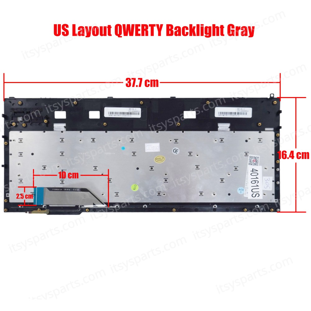 Laptop Keyboard Asus G55 G55V G55VW G57 G57V G57VW P/N 0KN0-MK1US21 V132662AS2 0KNB0-B411US00 US Layout (Ref.40161US)