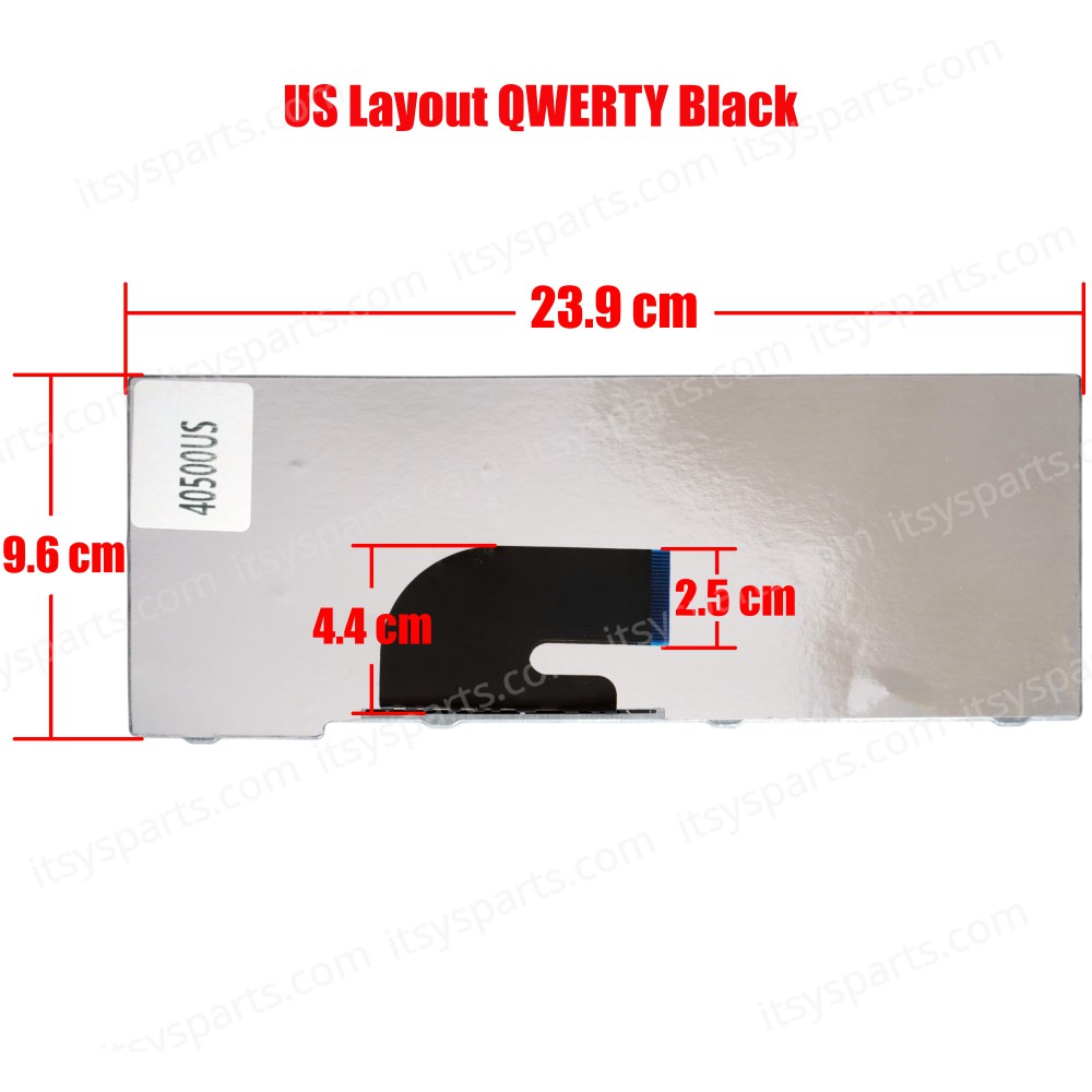 Laptop Keyboard Acer Aspire One ZG5 ZG8 ZA8 D150 D210 D250 EM250 KAV10 KAV60 US Layout (Ref.40500US)