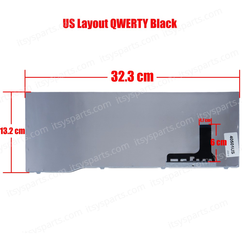 Laptop Keyboard Fujitsu LH532 LH522 LH532A LH532B LH532C AEFJ8U00020 AEFJ8U01020 CP575204-01 CP613640-01 US (40501US)