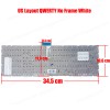 Laptop Keyboard HP 15-BS series HP 17-AK series HP 17-BS series HP 250 G6 255 G6 256 G6 Series V162602FS1 PK132045C00 (Ref.40478USWHITENOFRAME)