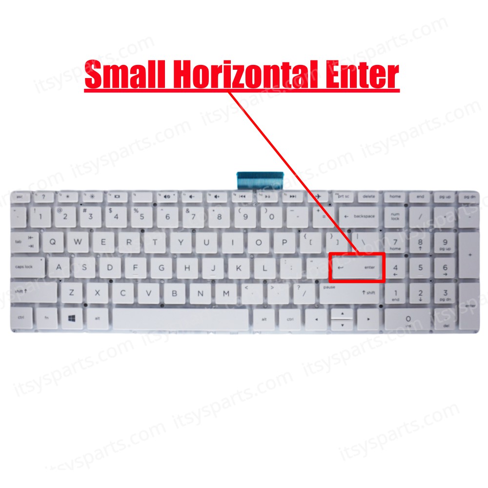 Laptop Keyboard HP 15-BS series HP 17-AK series HP 17-BS series HP 250 G6 255 G6 256 G6 Series V162602FS1 PK132045C00 (Ref.40478USWHITENOFRAME)