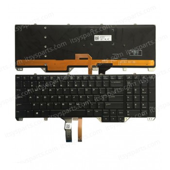 Laptop Keyboard Dell Alienware 17 R2 17 R3 PK1318F1A00 NSK-LC1BC 01 02C6KH 2C6KH Laptop Keyboard US Backlit (Ref.40510US)