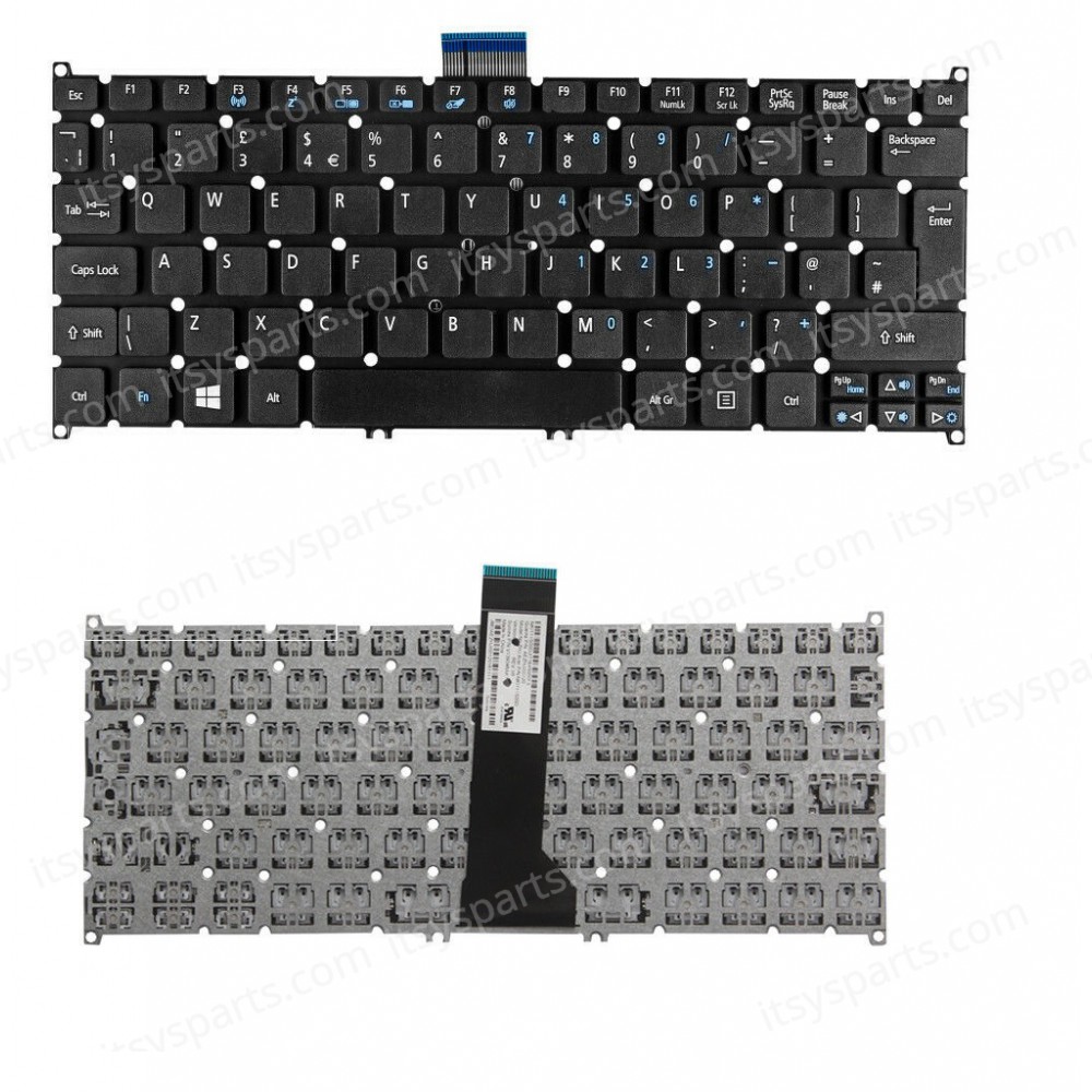 Keyboard Laptop Keyboard Acer Aspire V5-122 V5-122P V5-132 90.4LK07.S0U V139330AK1 (Ref.40512UKNOFRAME)