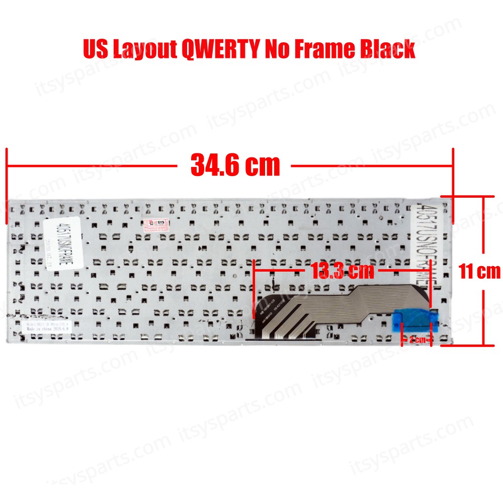 Keyboard Laptop Keyboard Asus X541 X541N X541NA X541LA X541S X541SA X541UA R541 R541U X541 X541UA X541UA X541UV X541S X541SC X541SC X541SA X541U NB16 US OKNBO-6122US0Q 90NB0CG1-R31UK0 (Code 40517USNOFRAME)