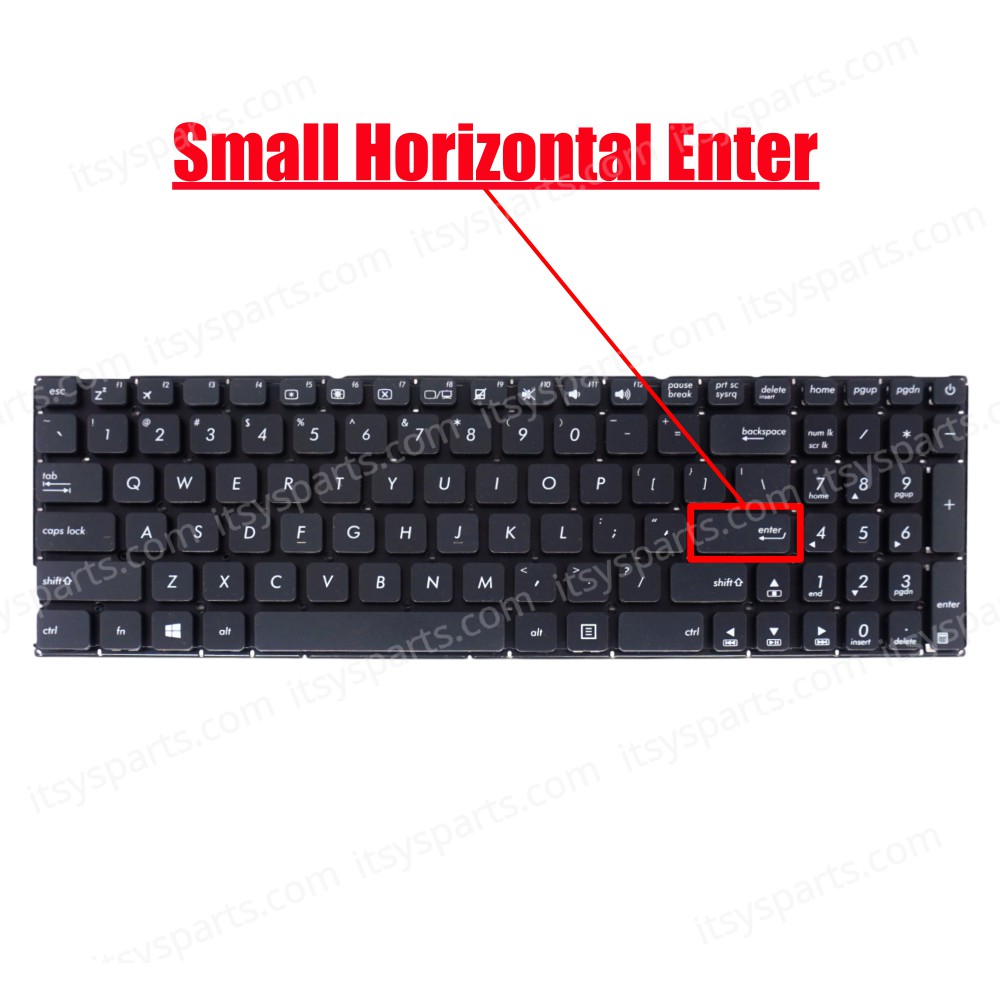 Keyboard Laptop Keyboard Asus X541 X541N X541NA X541LA X541S X541SA X541UA R541 R541U X541 X541UA X541UA X541UV X541S X541SC X541SC X541SA X541U NB16 US OKNBO-6122US0Q 90NB0CG1-R31UK0 (Code 40517USNOFRAME)