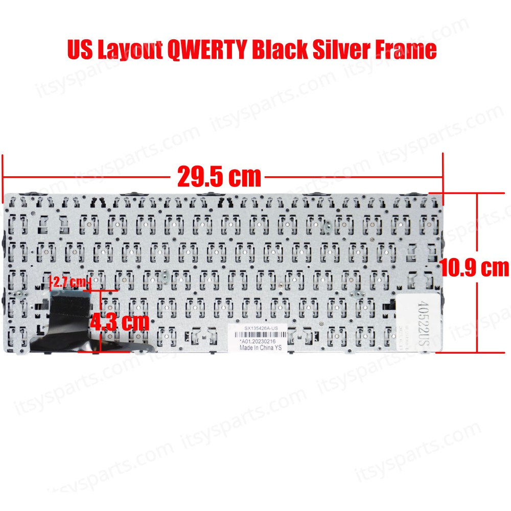Laptop Keyboard for HP EiteBook Folio 9470 9480 9470M 9480M V135426AS2 697685-001 702843-001 6037B0080301 6037B0106901 6037B0080101 US (No Backlight)  (SKU.40522US)