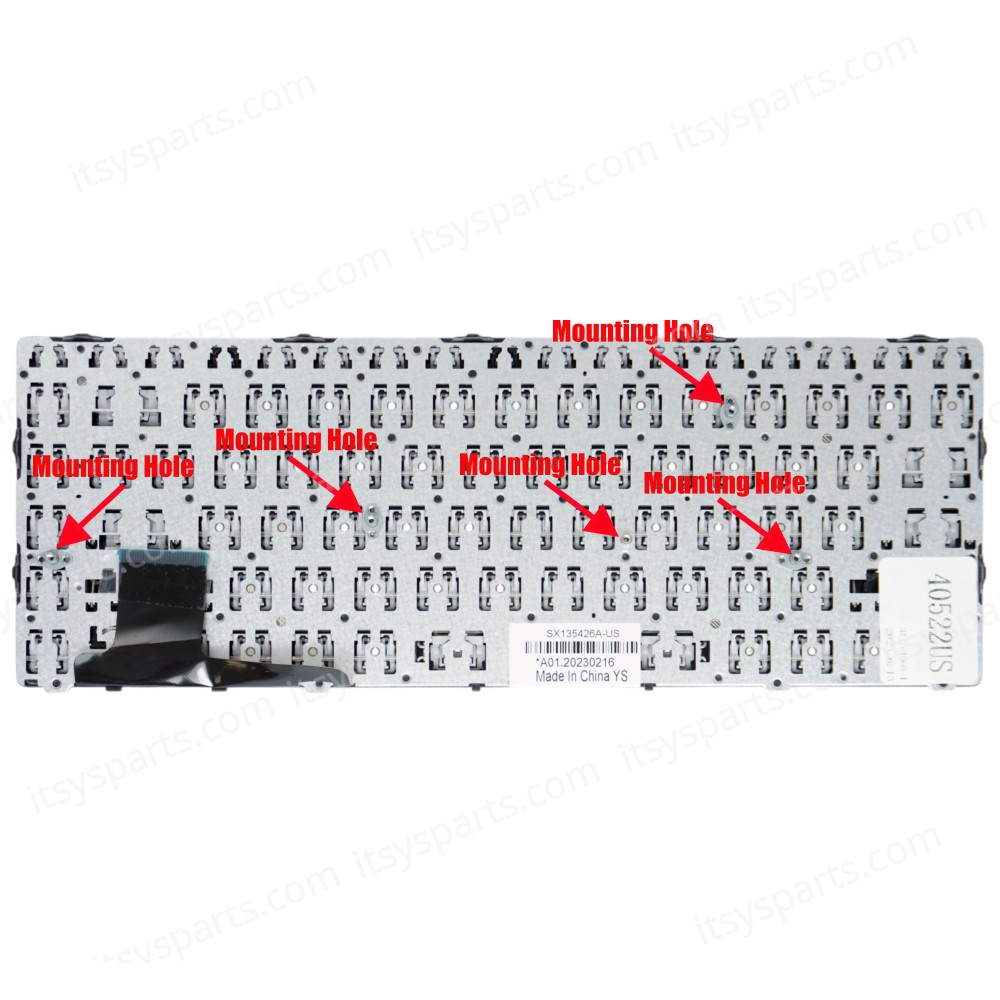 Laptop Keyboard for HP EiteBook Folio 9470 9480 9470M 9480M V135426AS2 697685-001 702843-001 6037B0080301 6037B0106901 6037B0080101 US (No Backlight)  (SKU.40522US)