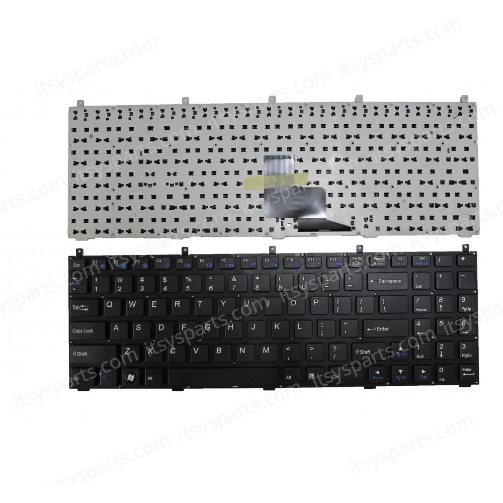 Keyboard Laptop Keyboard TurboX W761C W761CU W761K W761SUN W761T W761TF W761TG W762 W763K W763SUN W763TUN W765 W765CUHM W765T W765THM W765TUN (Code 40525USNOFRAME)
