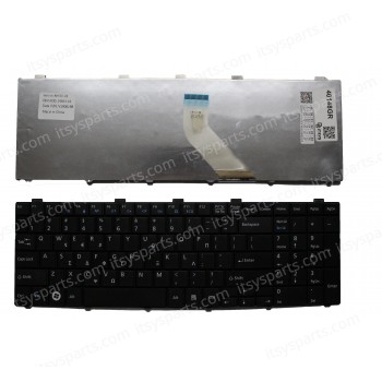Laptop Keyboard Fujitsu Lifebook A530 AH530 AH531 NH751 AEFH2-00010 AEFH2000010 AEFH2E00020 REV:3A AEFH2K00010 CP478133-02 CP487041 CP487043-02 CP487051-02 laptop keyboard- UK Black(Ref.40148GR)