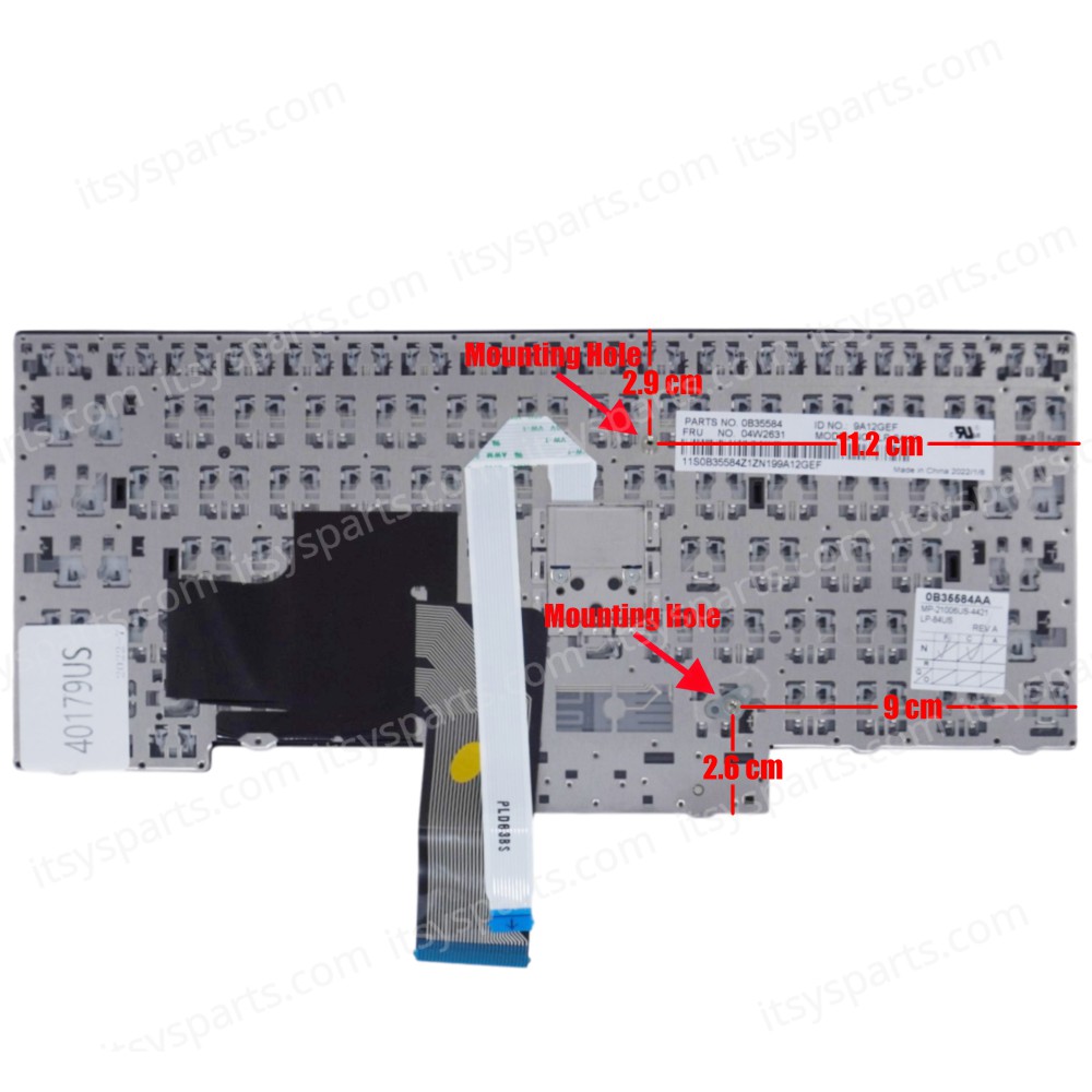 Laptop Keyboard Lenovo ThinkPad Edge 0B35486 04W2533 PE-84GR MP-11H33GR-4421 24W011 MP-11H33US-6981 MP-11H33US-6981W MP-11H33US-698W PE-84US PE84 PK130NU1A00 PK130NU1B00 PK130PT1B00 PT-84US V131920AS1 (SKU.40179US)